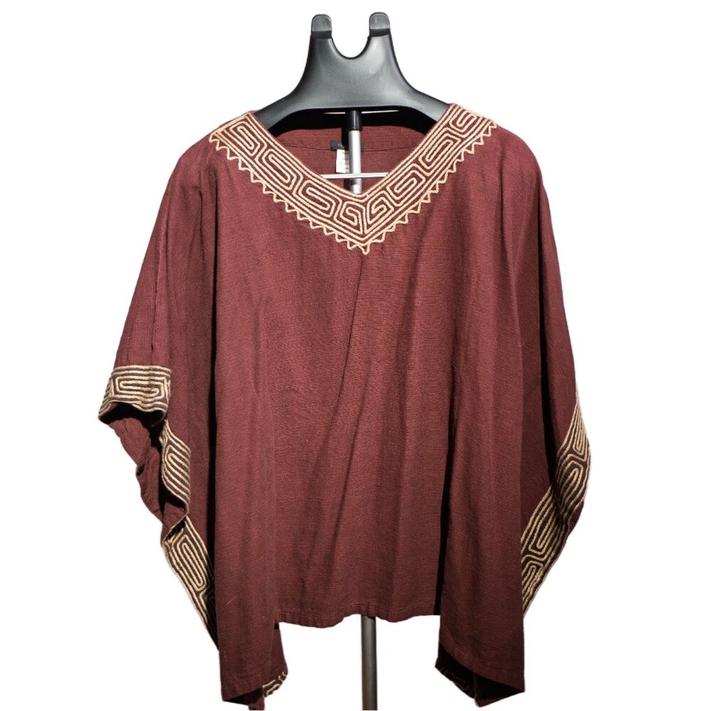 100% Cotton Pull over Poncho